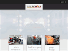 Tablet Screenshot of karosseriebau-scholz.de